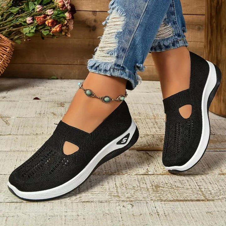 Healy women's orthopedic comfort sneakers, designed for daily wear with arch support.