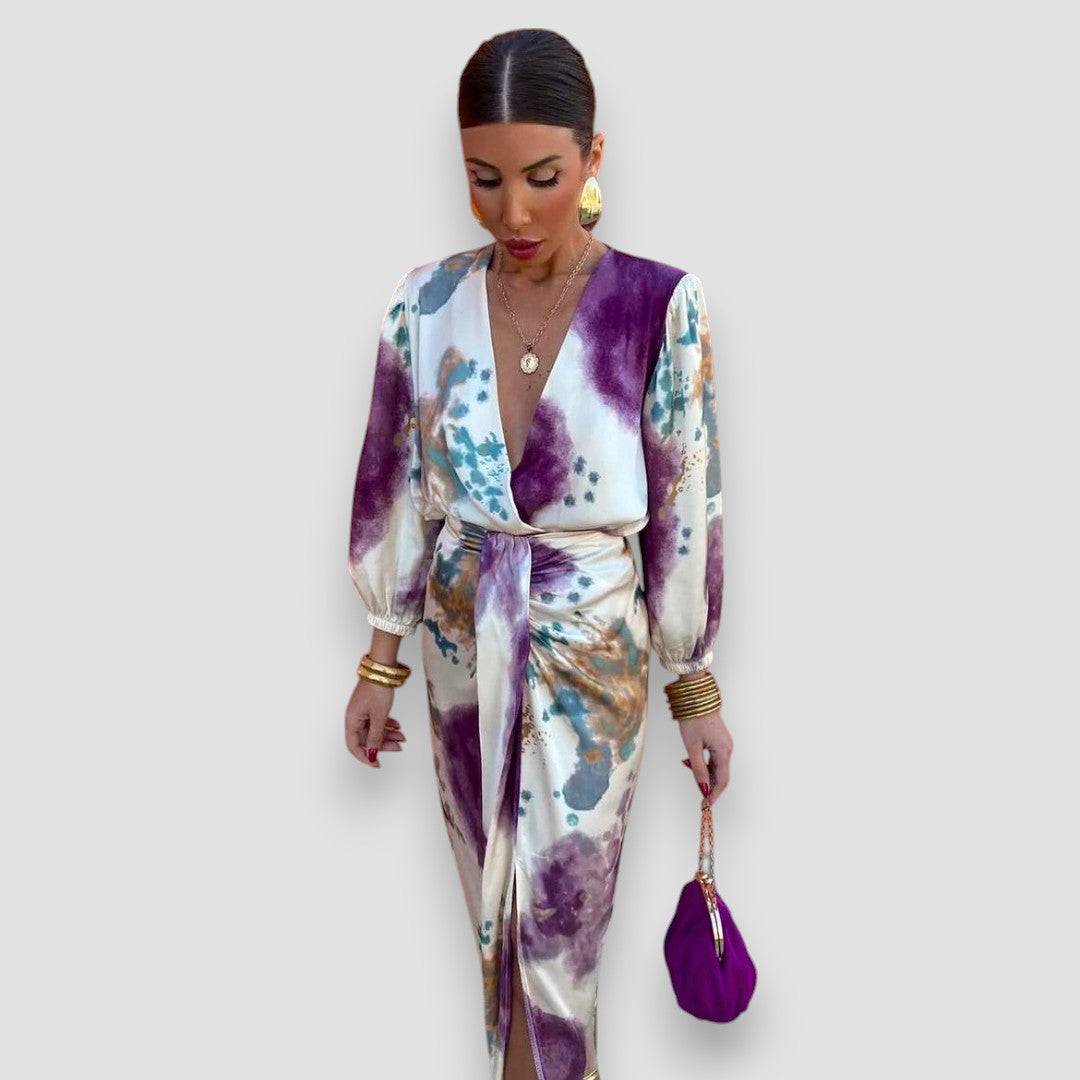 Women's Elegant Blouse & Skirt Set
