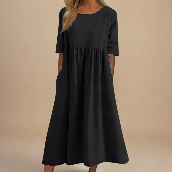 Flattering Fit & Flow Midi Dress