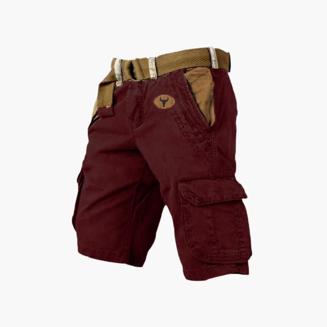 Versatile men's cargo shorts, blending effortless style with practical utility for summer fashion.