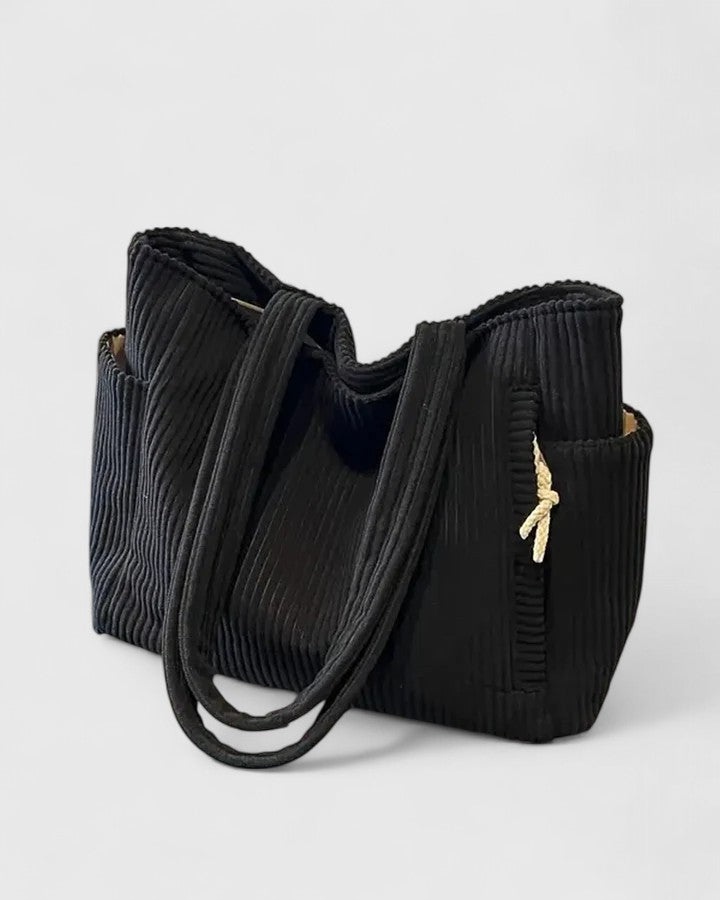 Ribbed Shoulder Bag