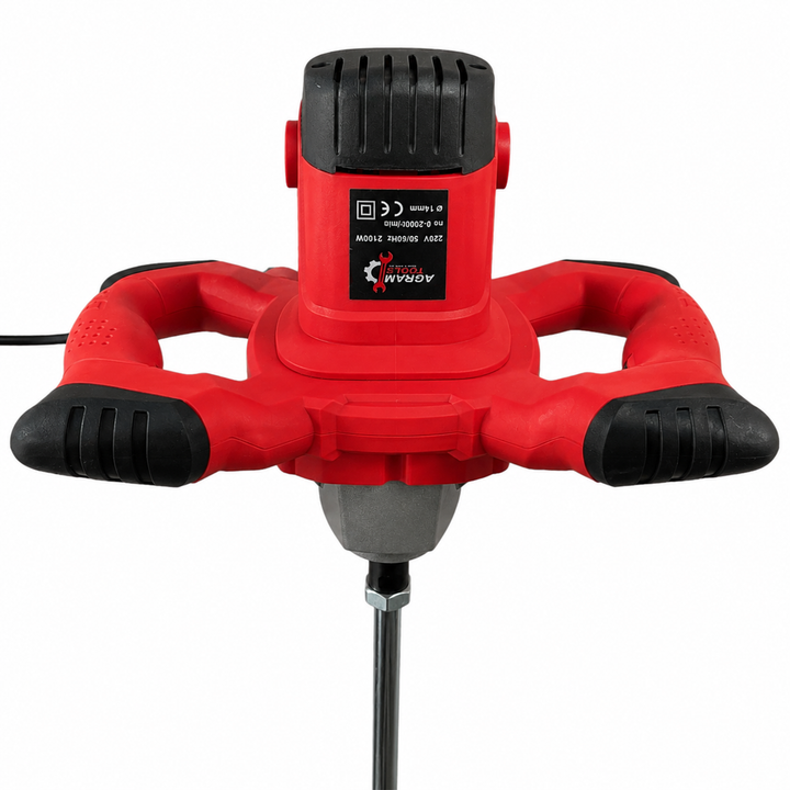MixForce 2400 electric material mixer, a heavy-duty power tool for professional mixing of paint, cement, plaster & adhesives.