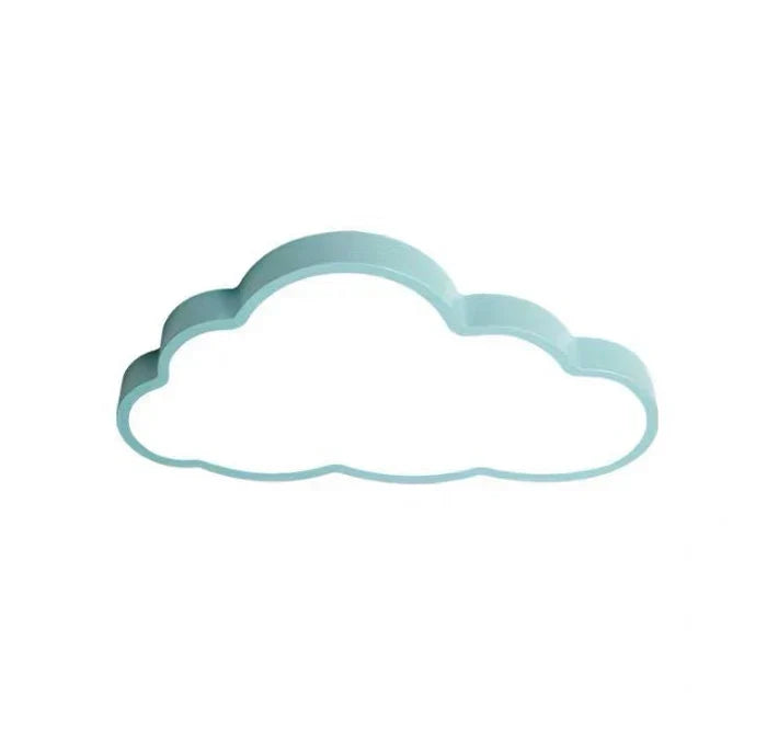 Cozy LED cloud night light for kids' rooms, a fun ceiling lamp enhancing nursery decor with soft warm white glow.