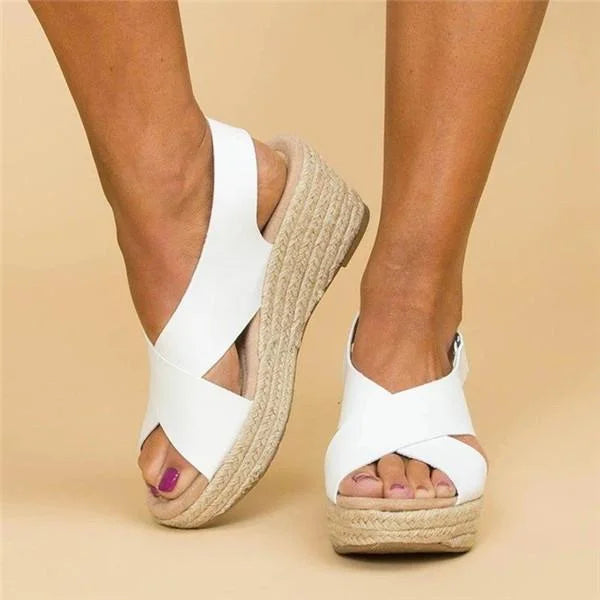 Women's Orthopedic Summer Sandals - White, Black, Beige