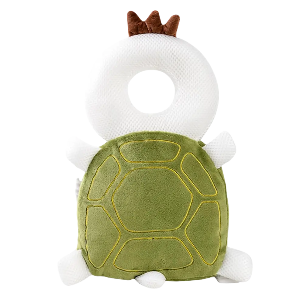 Soft baby head safety cushion, protective pillow for crawling & walking infants. Unisex fall protection.