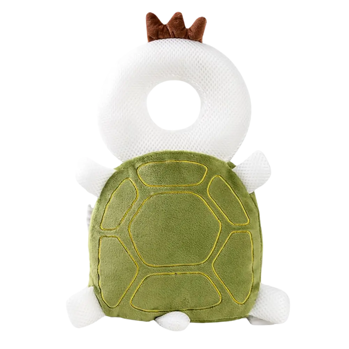 Soft baby head safety cushion, protective pillow for crawling & walking infants. Unisex fall protection.