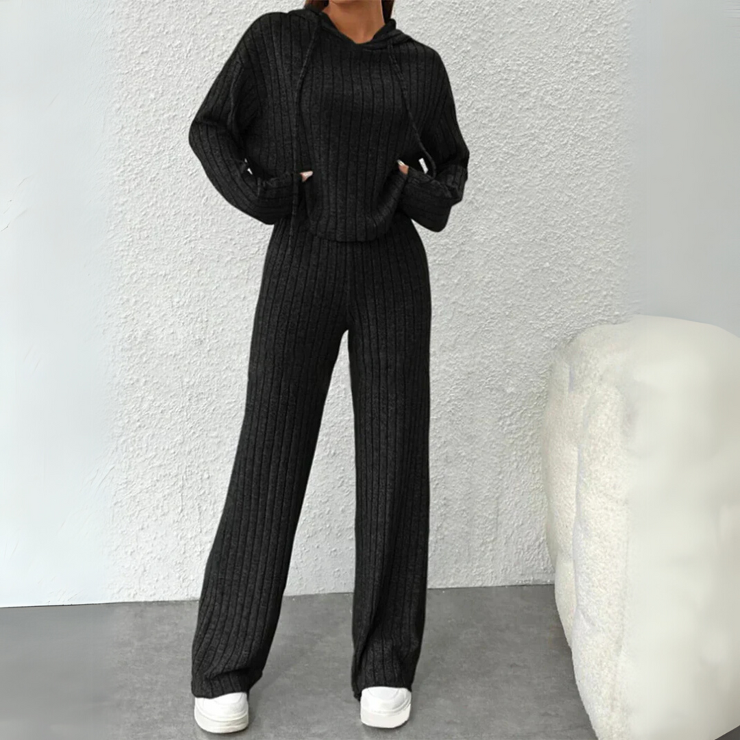 Women's Cozy Hooded Sweat Set