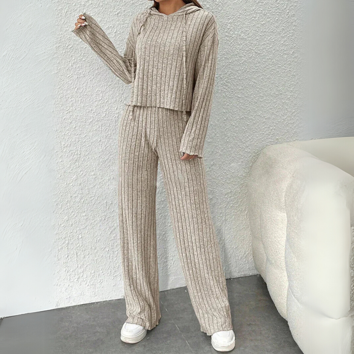 Women's Cozy Hooded Sweat Set