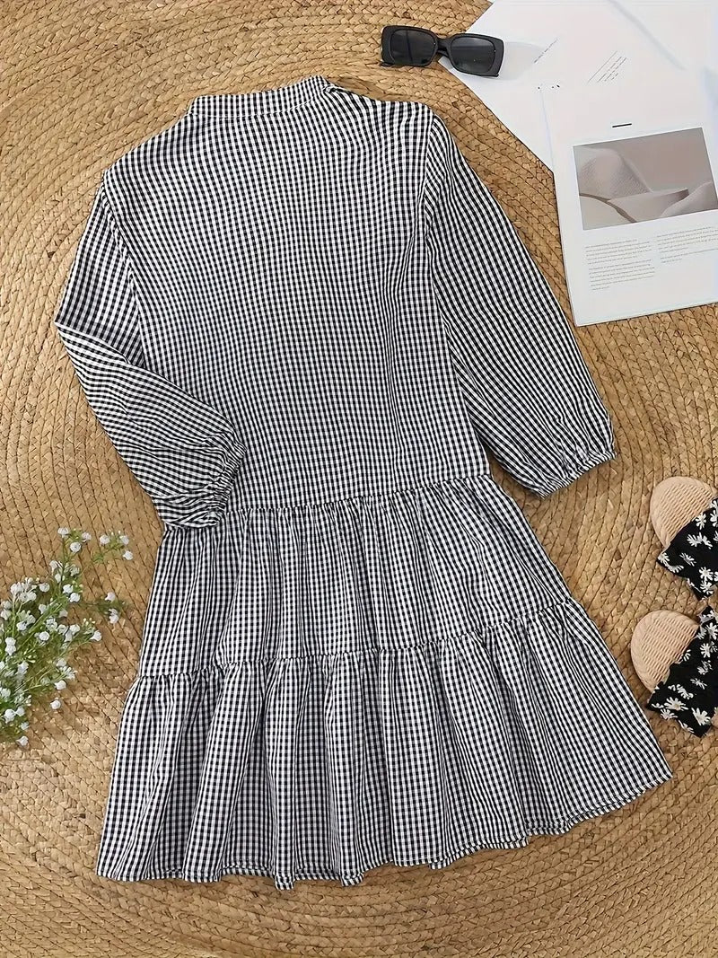 Women's Striped Smocked Waist Mini Dress