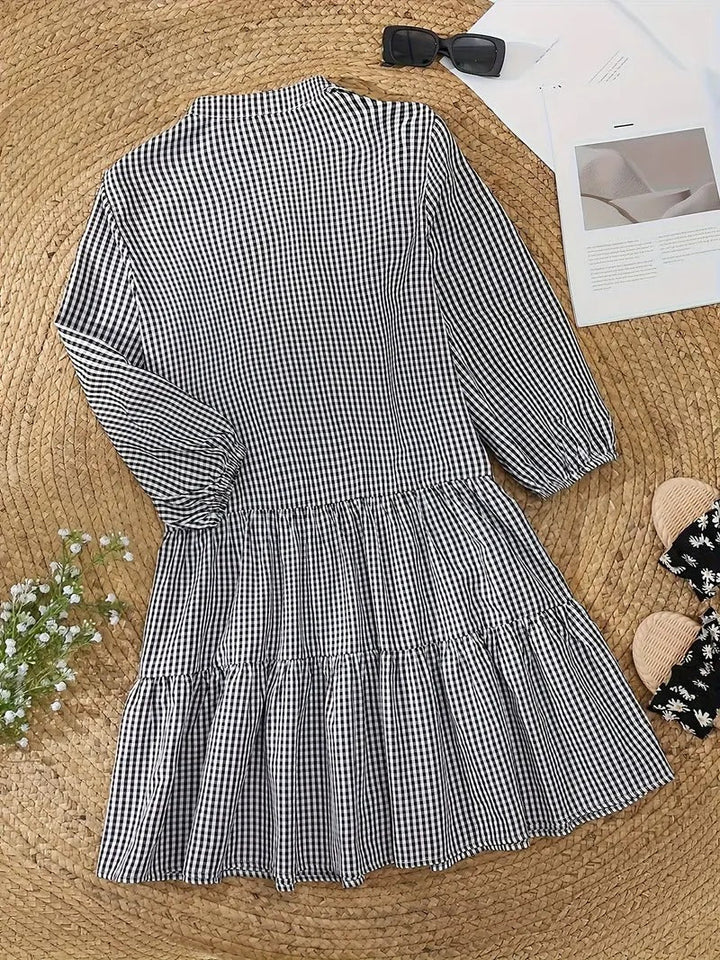 Women's Striped Smocked Waist Mini Dress