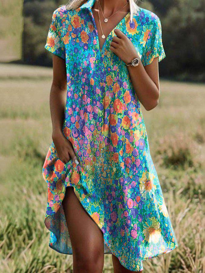 Comfortable & versatile Lucy summer dress for women; ideal ladies' casual day-to-evening apparel.