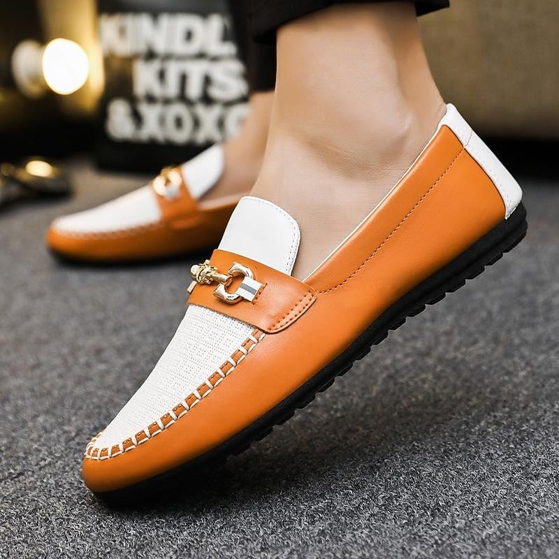 Smart men's loafers, slip-on design delivering refined style & casual comfort for men's footwear.