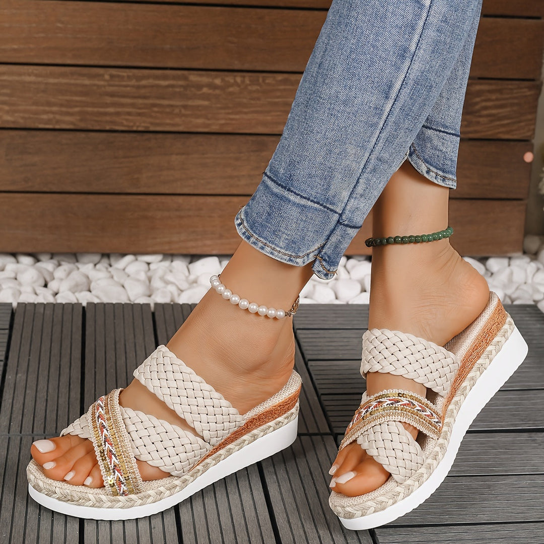 Women's Woven Rope Summer Sandals