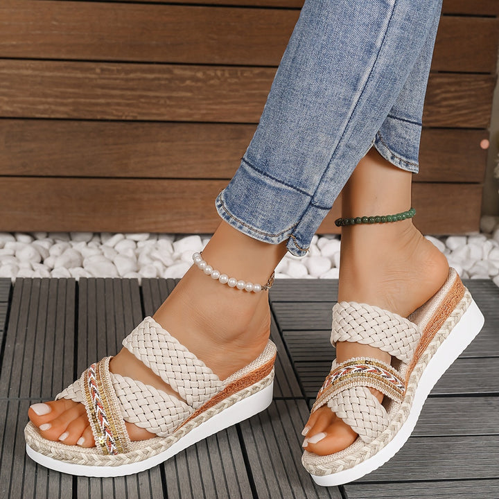Women's Woven Rope Summer Sandals