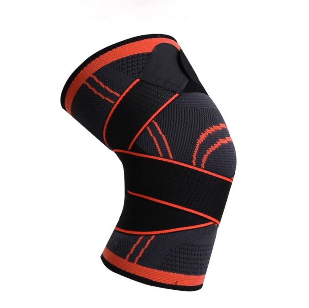 Fitness knee support for men & women, enhancing stability & providing compression for pain relief.