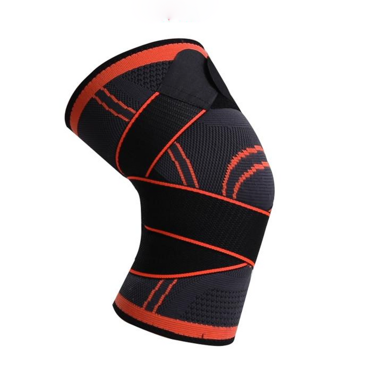 High-performance compression knee brace for sports recovery, joint support, and pain management.
