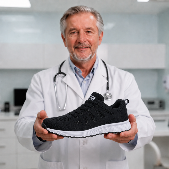 Women's slip-resistant nursing shoes, orthopedic for foot pain relief & all-day wear.