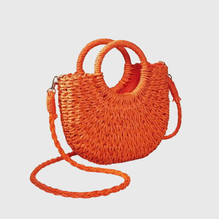 Women's Natural Raffia Tote Bag