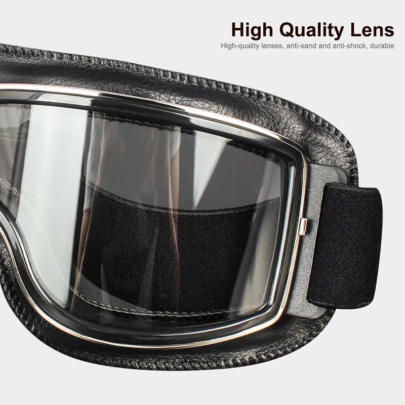Riding essentials: Unisex fitover motorcycle goggles, UV protection, anti-fog & helmet ready.
