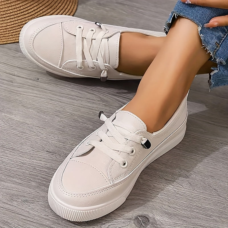 Women's Canvas Lace-Up Sneakers