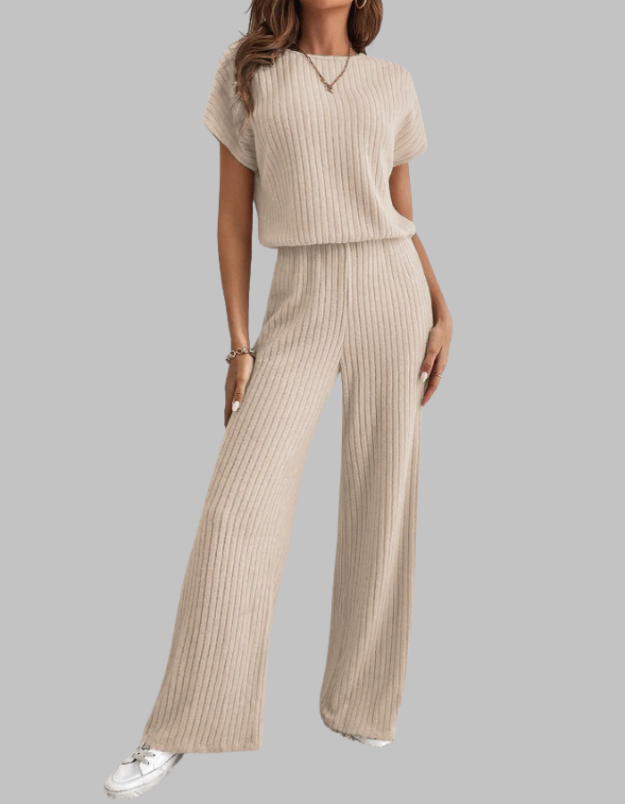 Women's Ribbed Knit Lounge Set