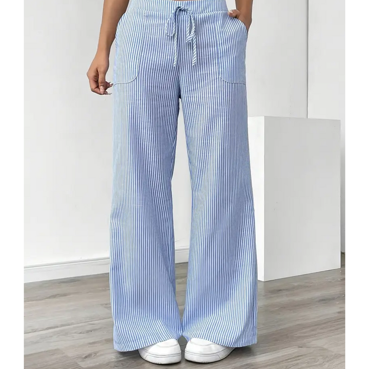 Women's Striped Pocket Pants