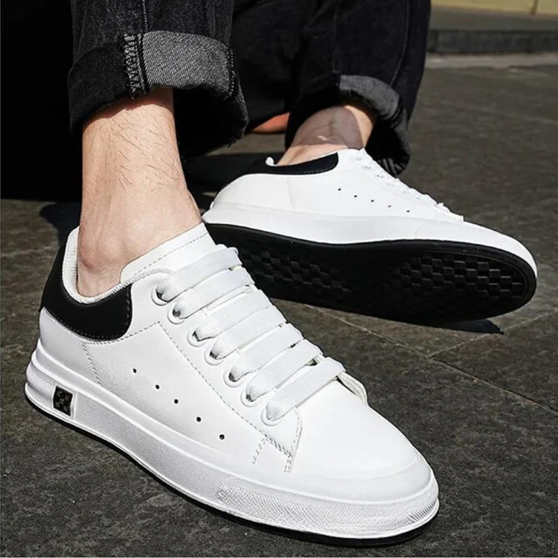 Men's classic black dress shoes with height increasing sole, perfect for formal events & a discreet lift.