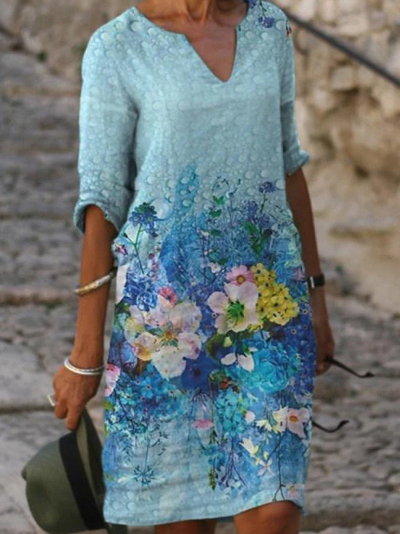 Women's Floral Print Dress