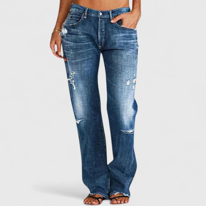 Women's Low Rise Flare Jeans