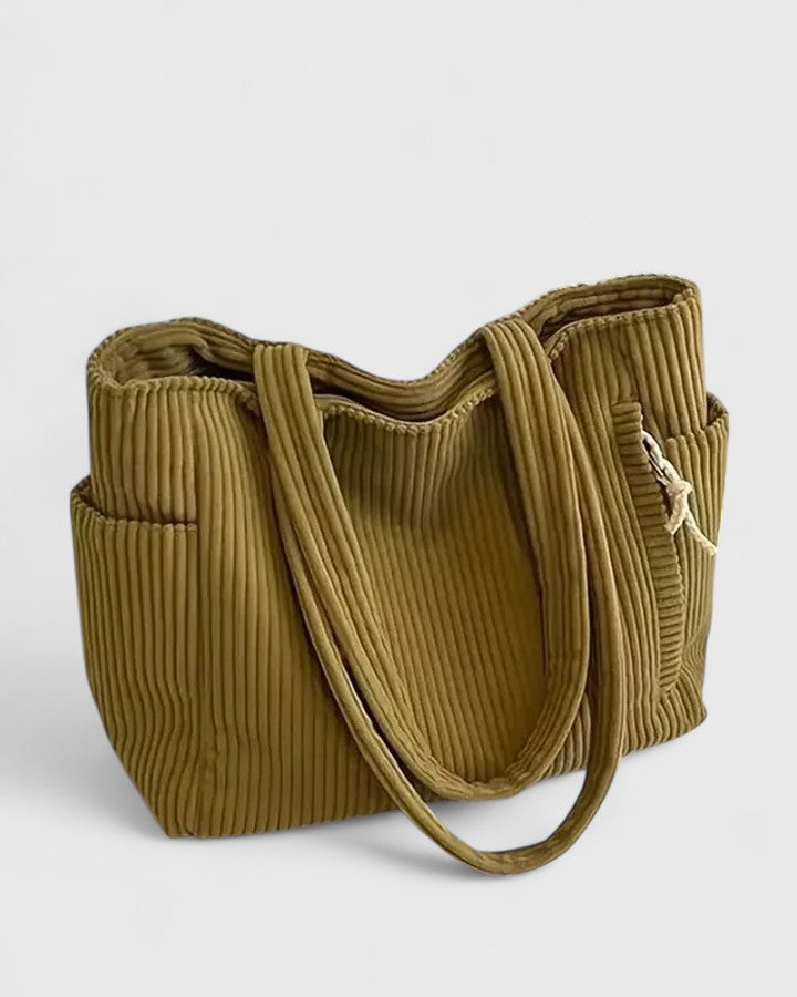 Ribbed Shoulder Bag