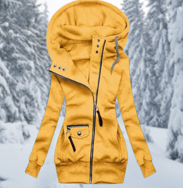 Elegant women's rain jacket. Waterproof & lightweight transitional outerwear for changing weather. Stay dry & chic.