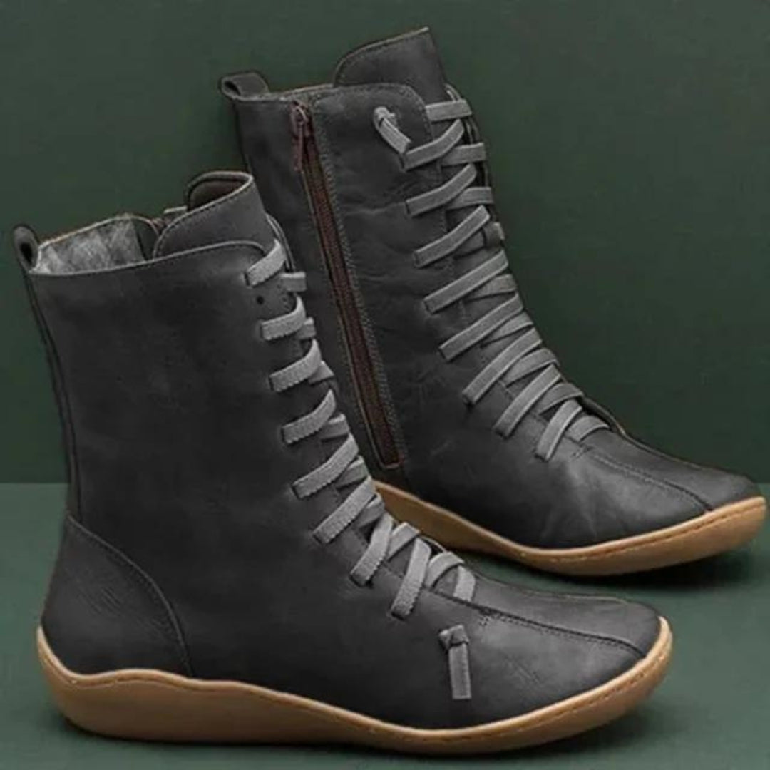 Women's sleek waterproof winter boots, offering comfort & warmth for cold weather, snow, and outdoor adventures.