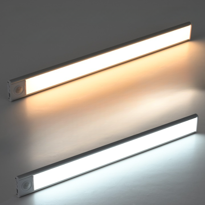 Magnetic LED light bar, wireless motion sensor, perfect for quick install in wardrobes & stairwells.