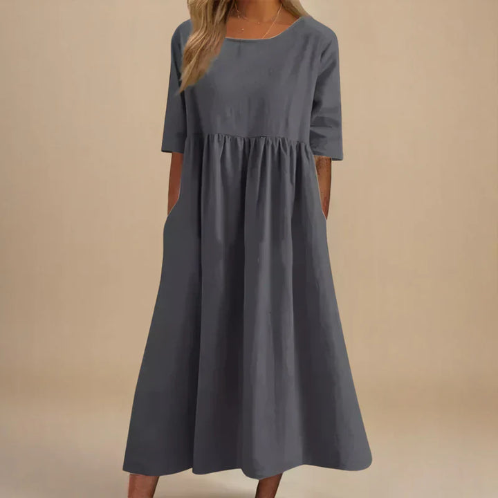 Flattering Fit & Flow Midi Dress