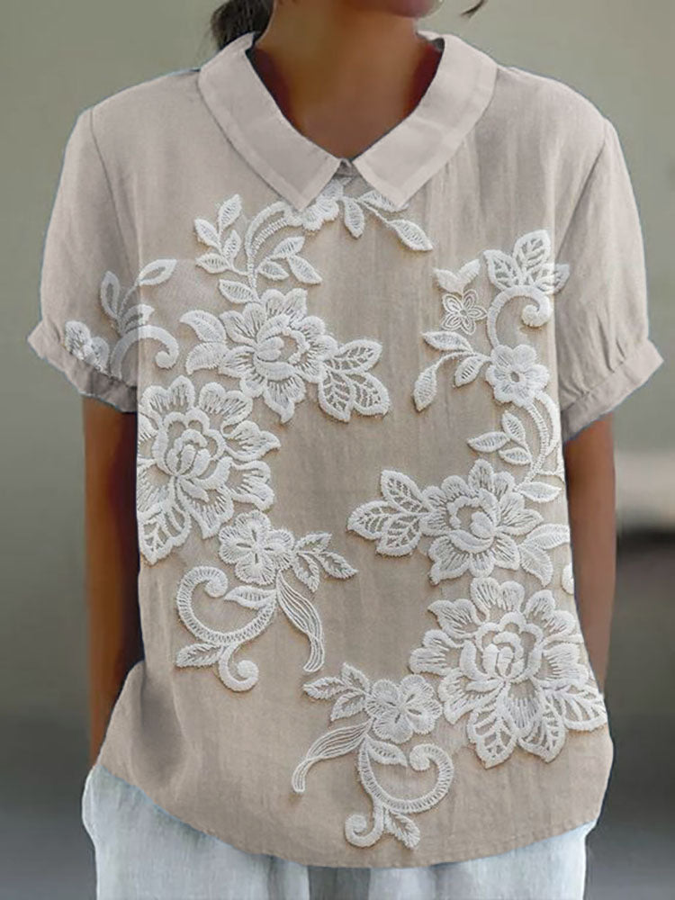 Arwen™ Retro Print Relaxed Shirt