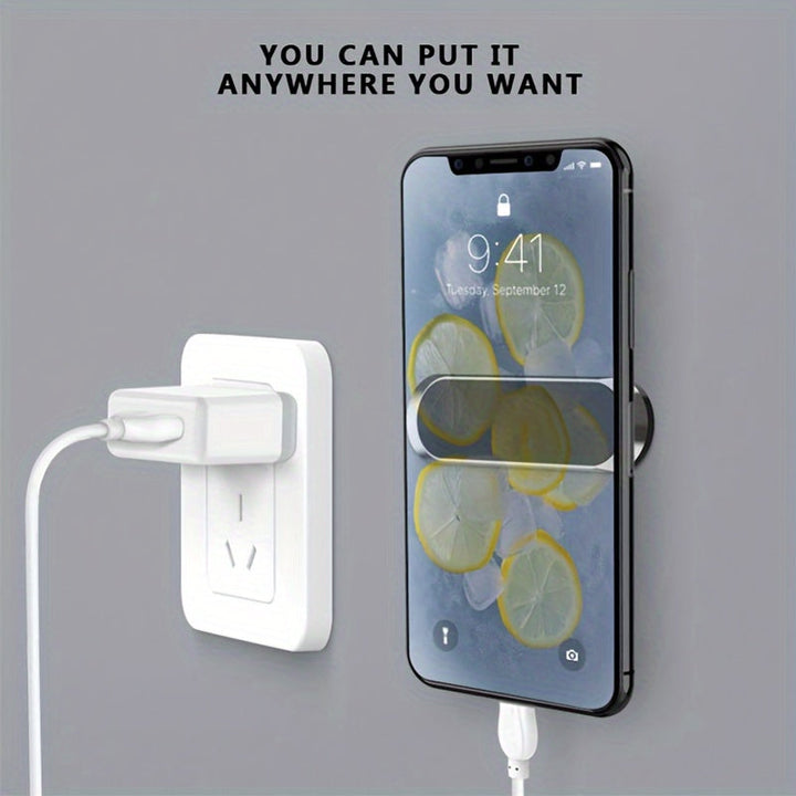 Durable aluminum alloy magnetic car phone mount for strong, minimalist phone grip.