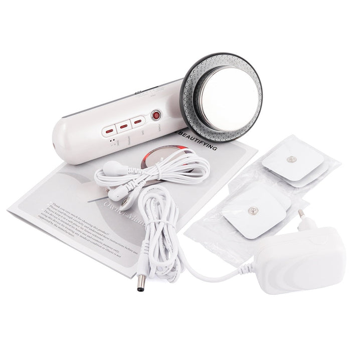 Advanced 3-in-1 Ultrasonic & EMS massager. Body sculpting, muscle stimulator, and skin firming wellness device.