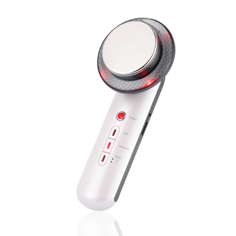 Unisex 3-in-1 Ultrasonic EMS body sculpting massager for muscle stimulation & skin firming. Home spa beauty device.