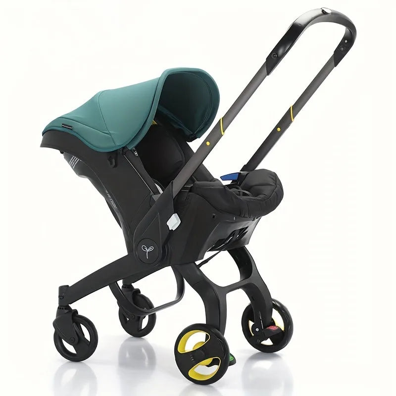Convenient 4-in-1 baby stroller & car seat combo, ideal for travel with infants and growing children.
