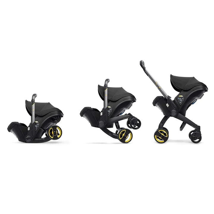 Safety-focused 4-in-1 baby stroller and car seat travel system, designed for easy portability.