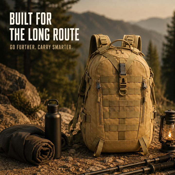 40L durable outdoor gear backpack for tactical use, excellent for adventure and daily carry essentials.