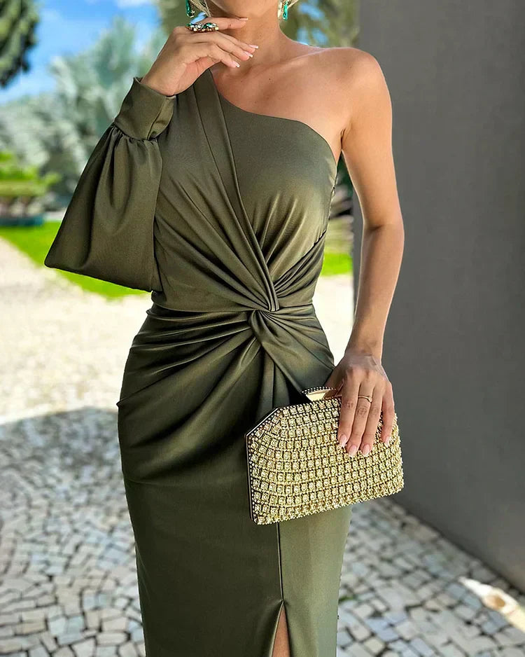 Women's Elegant Evening Dress - Timeless Sophistication