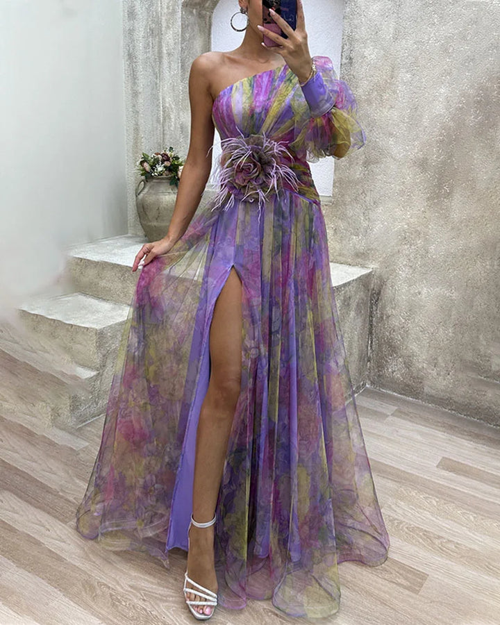 Elegant Split Dress for Women