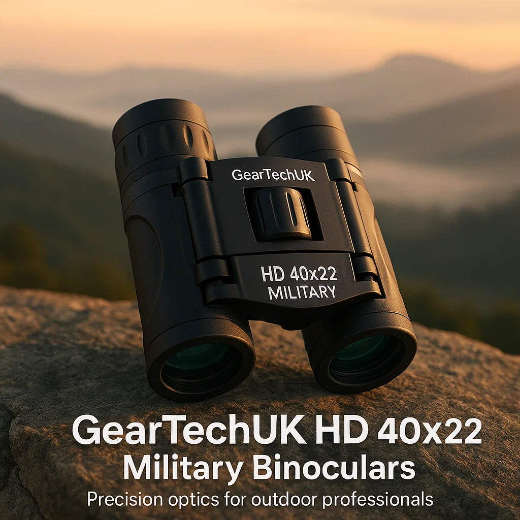 Compact binoculars with 40x zoom, ideal for hunting and birdwatching