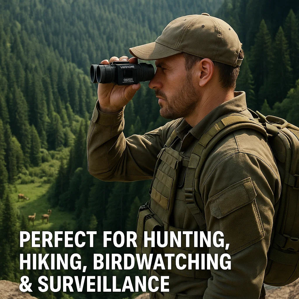 High-definition optics in military-grade binoculars for outdoor adventures