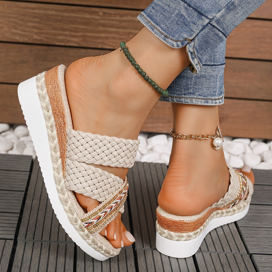 Women's Woven Rope Summer Sandals