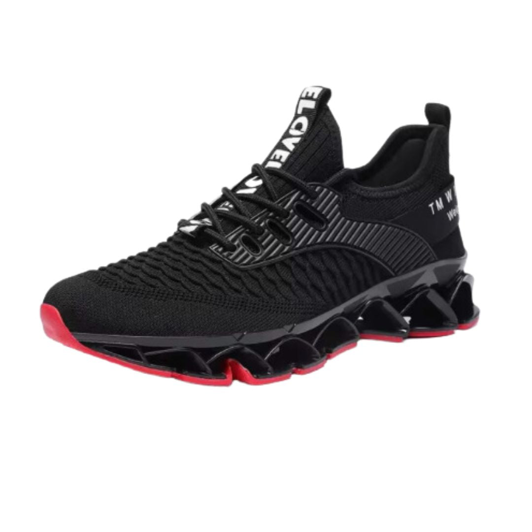 Stylish men's elevator sneakers for casual wear, providing invisible height boost & comfort.