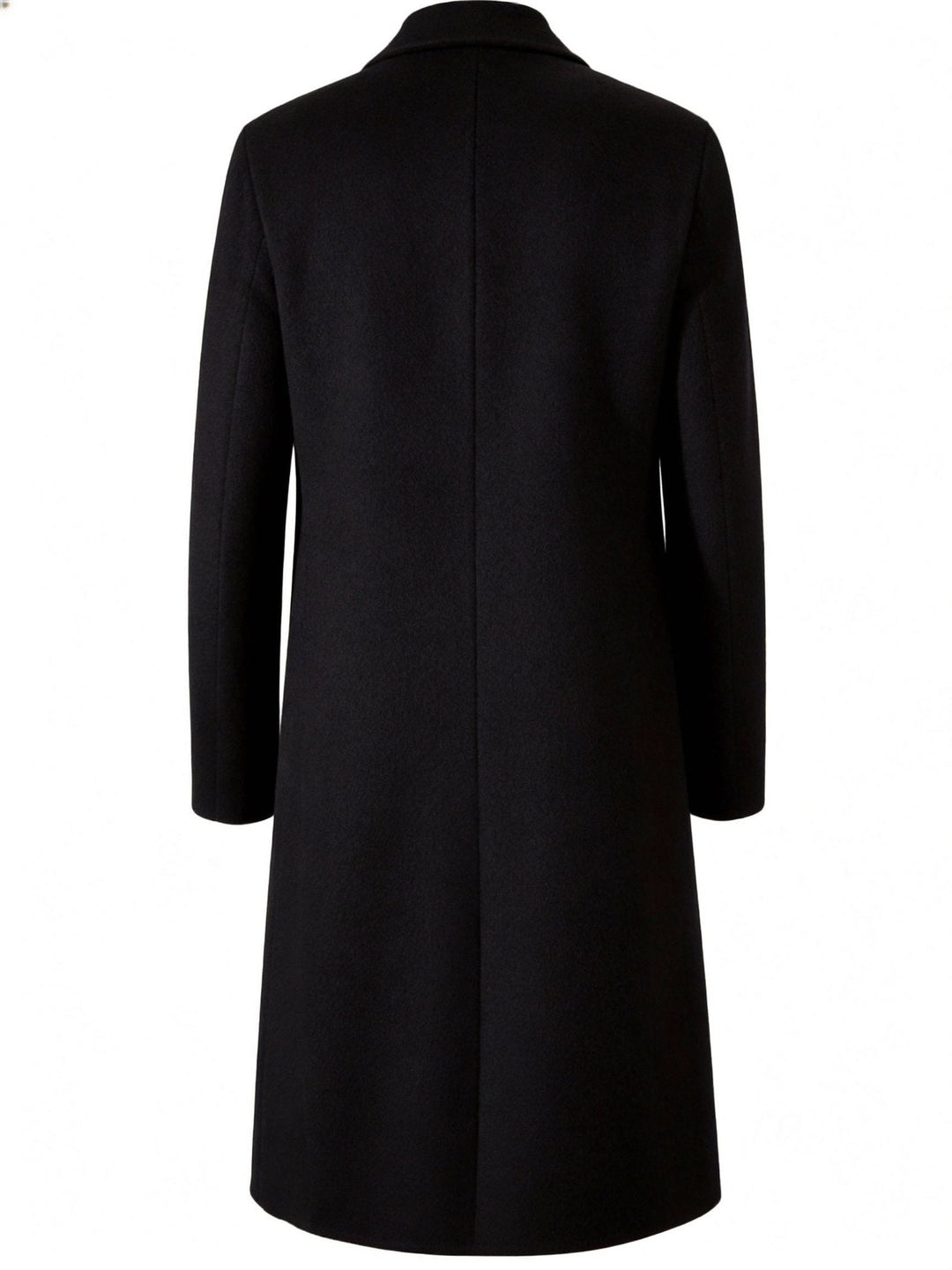Sophisticated men's classic long trench coat, a tailored overcoat for winter & autumn style.