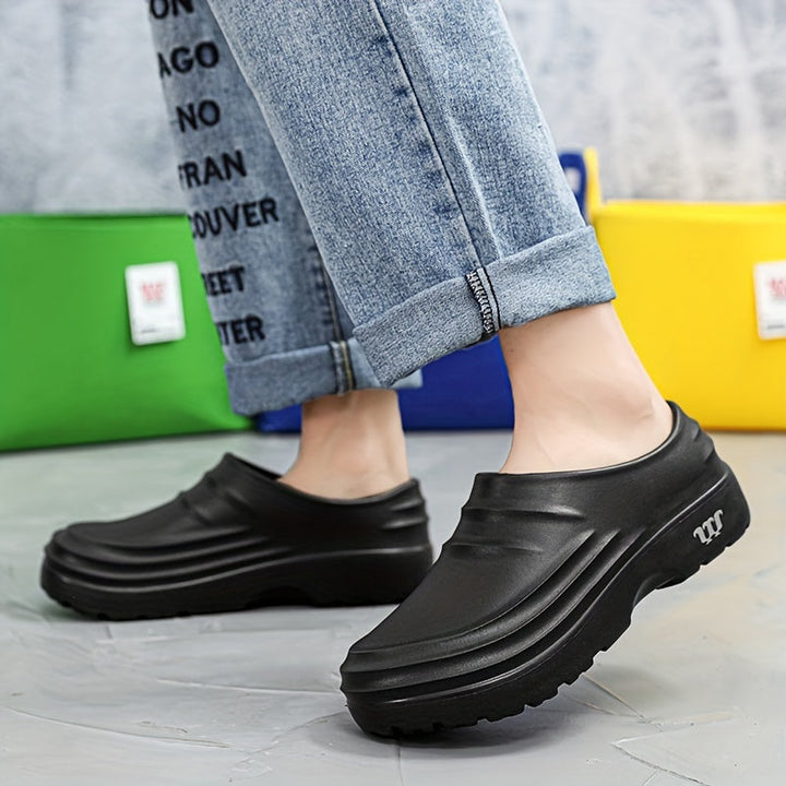 Professional unisex orthopedic clogs for healthcare & kitchen workers. Features anti-slip sole & comfort.