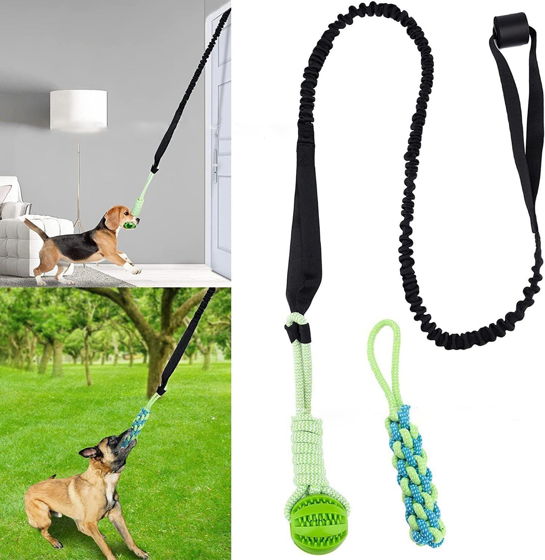 PawVogue durable rope tug toy for active dogs and teething puppies. Great for interactive play & exercise.